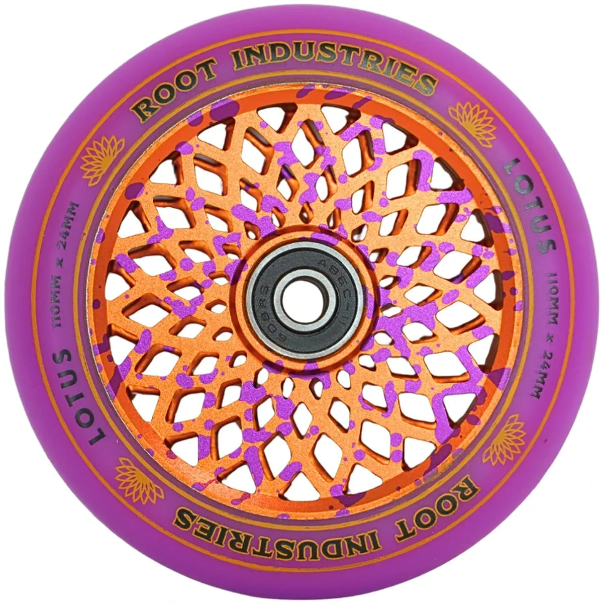 Kolečko Root Lotus 110 Purple/Burnt Orange