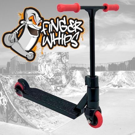 Finger Whips Finger Scooter Black